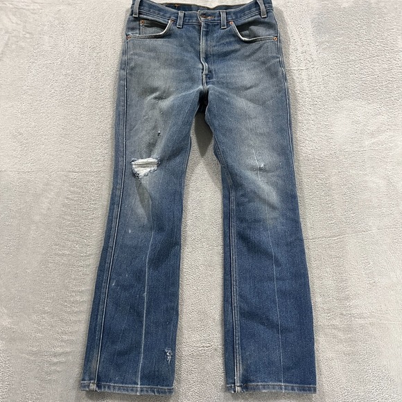 Vintage Levis 517 Jeans Mens 30x30 * Black Tab Bootcut Southwestern Y2K 80s - Picture 1 of 13